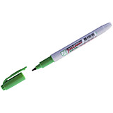 Маркер перманентный Crown "Multi Marker Super Slim" зеленый, пулевидный, 1мм (уп.12)