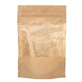 Пакет бум. дой-пак AVIORA 160х250 (40+40) (700) с окном 90мм