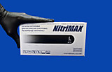 Перчатки нитрил. NitriMax S черные /10х100шт/ Перчатки нитрил. NitriMax S черные /10х100шт/
