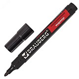 Маркер перманентный BRAUBERG Contract ЧЕРНЫЙ 3 мм