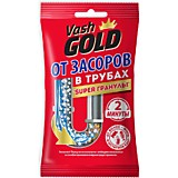 Vash Gold Средство для прочистки труб гранулированное Super гранулы САШЕ 70 гр, 1/48
