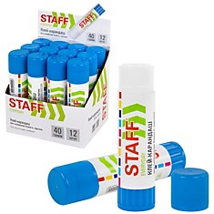 Клей-карандаш STAFF EVERYDAY, 40 г