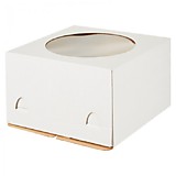 ОСК Короб для тортов с окном FG Window White 300х300х190 S (50шт)