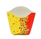 Коробка для фри   80 гр. Fast Food 34х62х85 / 500шт/