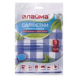 Салфетки ВИСКОЗНЫЕ универс. MEGA 30х38см КОМПЛЕКТ 5шт с ПЕРФОРАЦИЕЙ LAIMA Салфетки ВИСКОЗНЫЕ универс. MEGA 30х38см КОМПЛЕКТ 5шт с ПЕРФОРАЦИЕЙ LAIMA