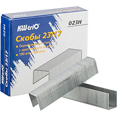 Скобы для степлера №23/17 KW-trio (до 160л)