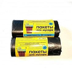 Пакет мус. 30л ЭКСТРА 20шт 6мкм (80)