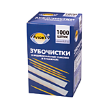 Зубочистки в инд. бум. упак. 1000шт АВИОРА (30)