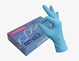 Перчатки нитрил. MEDIOK L /20х100шт/ голубые OPTIMA Перчатки нитрил. MEDIOK L /20х100шт/ голубые OPTIMA