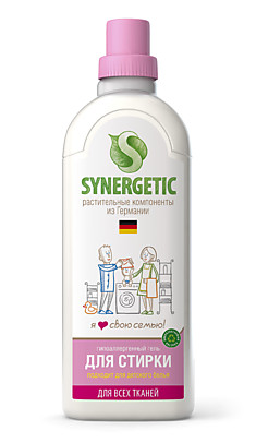 Synergetic синтетическое средство для стирки  1 л. н.э. (15шт/кор)