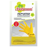 Перчатки рез. желтые L ЛЮБАША (12пар*пач) (120) Перчатки рез. желтые L ЛЮБАША (12пар*пач) (120)