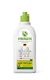 Средство биоразлагаемое для мытья посуды, детских игрушек SYNERGETIC с ароматом алоэ, 0,5л(25шт/кор)