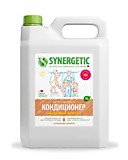 Биоразлагаемый кондиционер-ополаскиватель для белья SYNERGETIC: миндальное молочко, 5л.