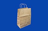 Пакет крафт с крученой ручкой б/п, 260х140х350 (250шт) Пакет крафт с крученой ручкой б/п, 260х140х350 (250шт)