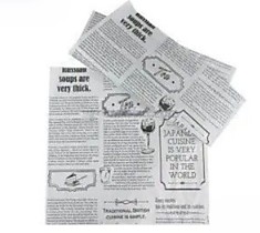 Бумага оберточная 300х300 Газета МЕГА (1000)