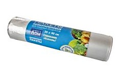 Пакет фас. РУЛОН  30х40 (32рул) МАРКЕТ синий