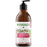 Биоразлагаемое натуральное мыло для рук и тела SYNERGETIC Пачули и ароматный бергамот, 0,38л(12шт/кор)